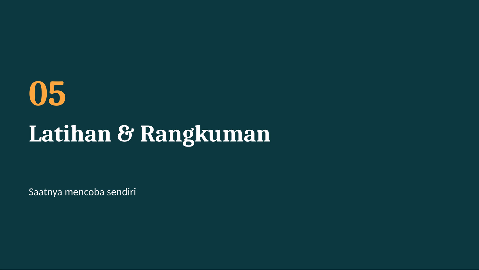 Latihan Robot di Petak dan Rangkuman, slide 1 dari 5