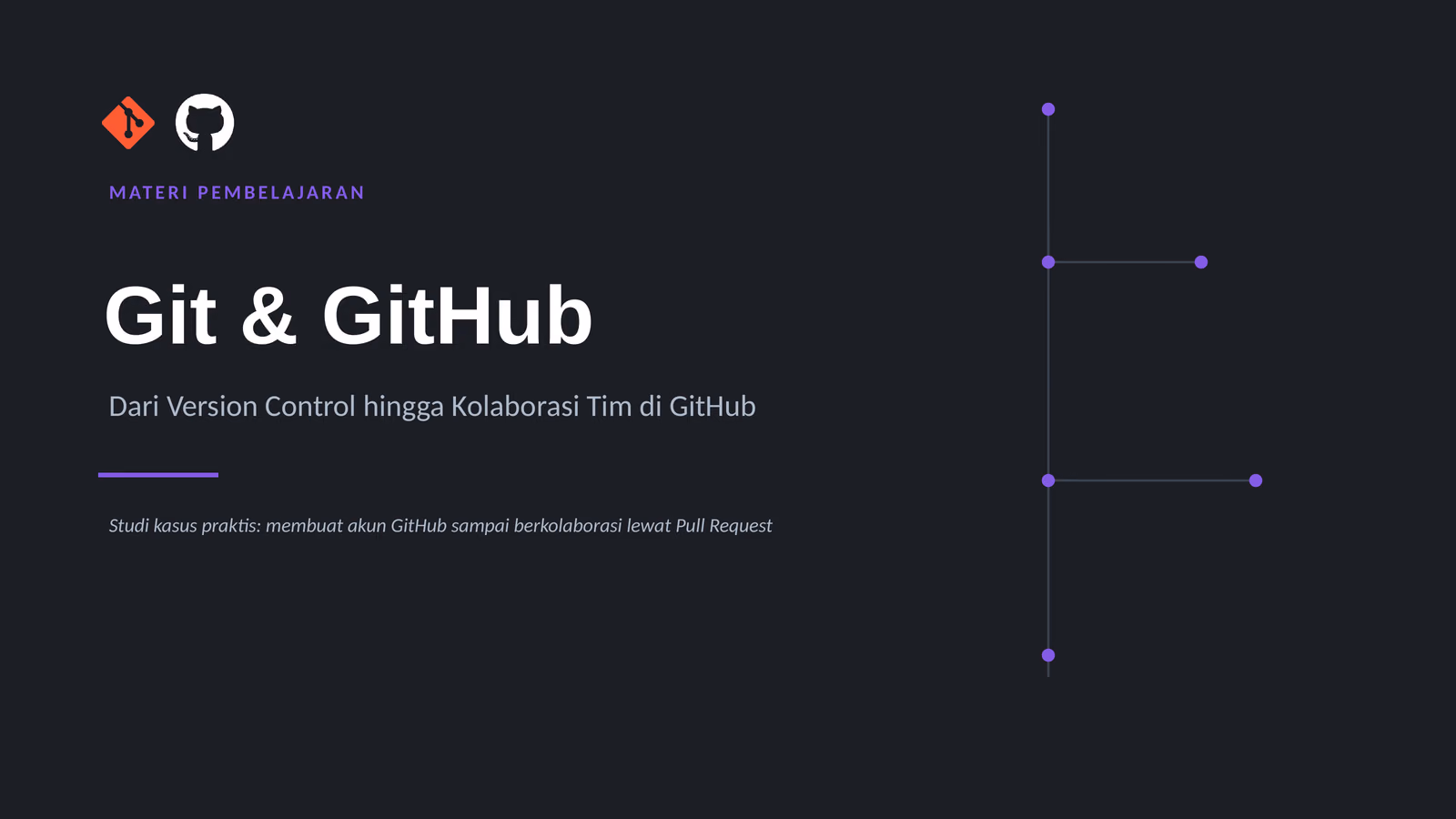 Git & GitHub, slide 1 dari 17