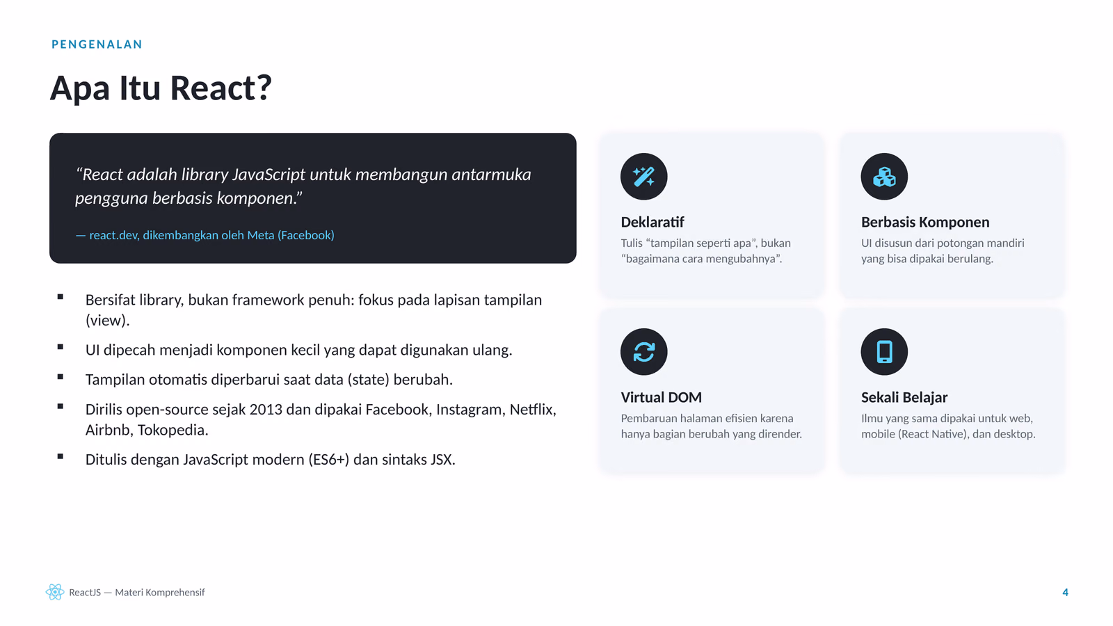 Slide apa itu React