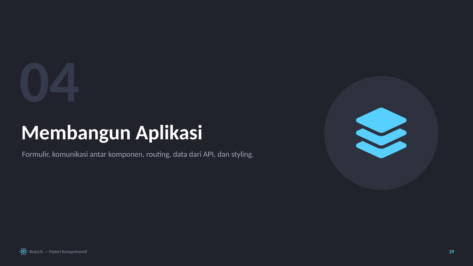 Form, Komunikasi Antar Komponen, dan Mengambil Data, slide 1 dari 4