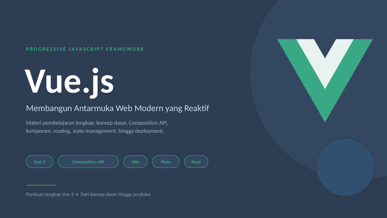 Sampul materi Vue.js